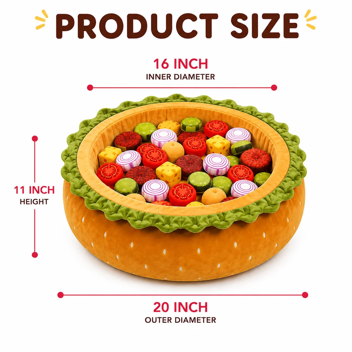 Dog Burger Ball Pit